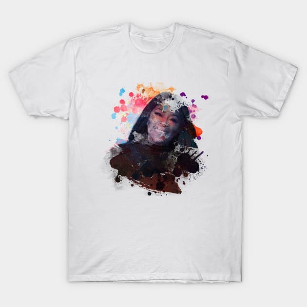 Jody Watley - Watercolor Illustration T-Shirt by Punyaomyule